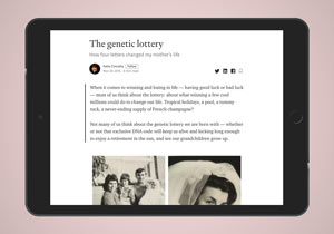 The Genetic Lottery by Katie Cincotta
